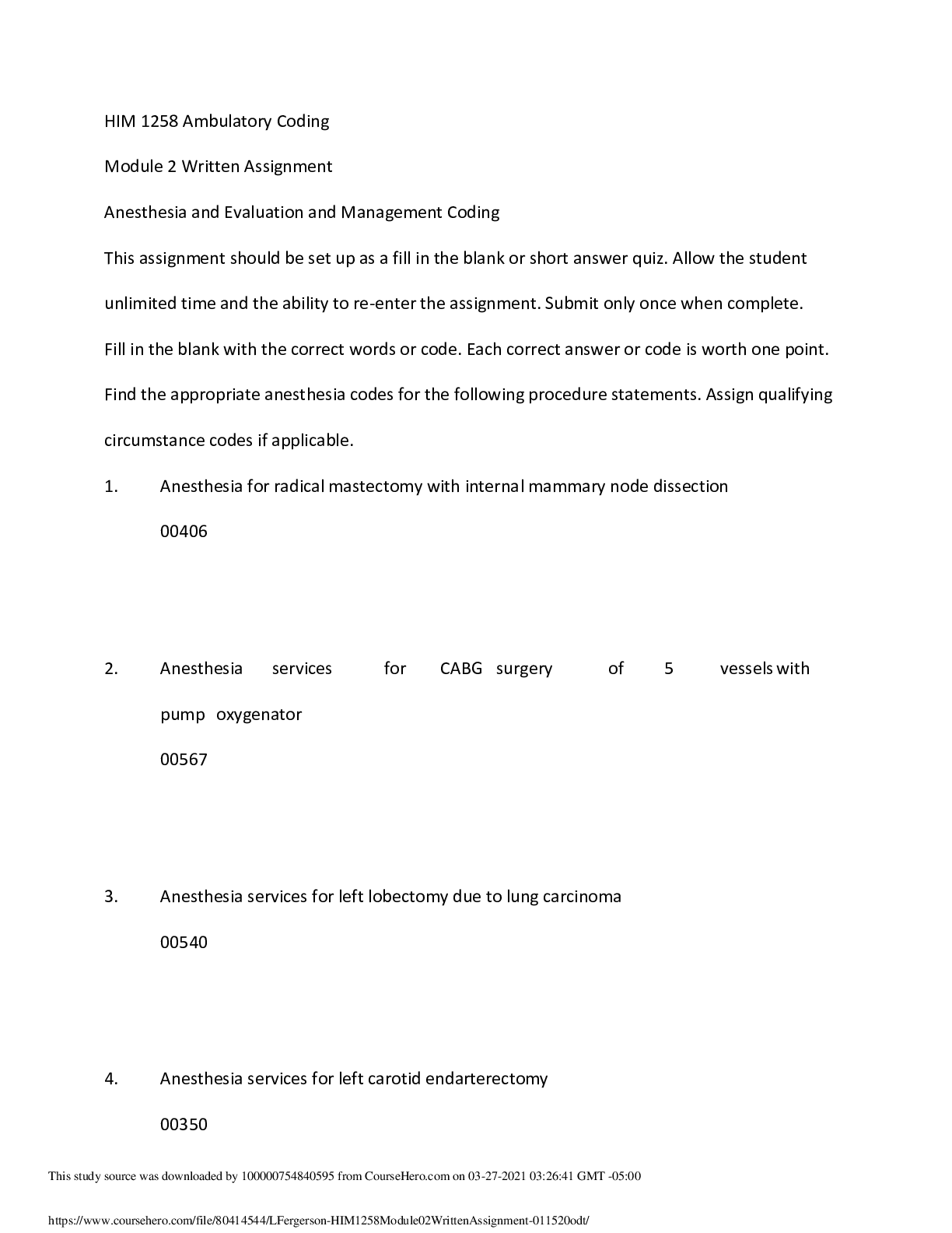 Preview image of Rasmussen College - HIM 1258 Module 02 Written Assignment document